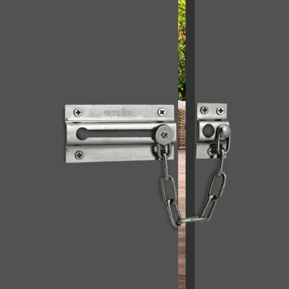 Imagem de Fecho Com Correntinha Tipo Americano Pega-ladrão Vonder