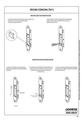 Imagem de Fecho Concha Janela Correr Alumínio Suprema Udinese - 7811