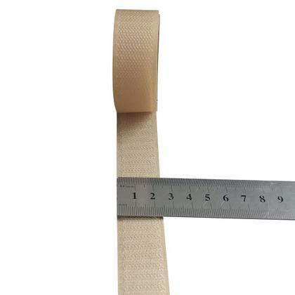 Imagem de Fecho De Contato Macho E Fêmea 25mm X 1 Metro Cor Bege