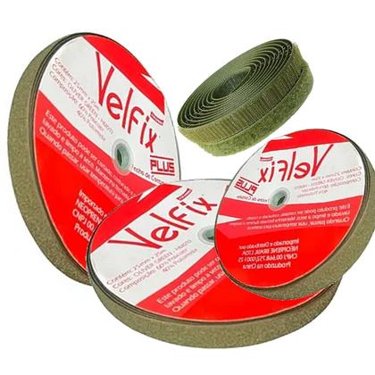 Imagem de Fecho de contato velfix verde  25mm