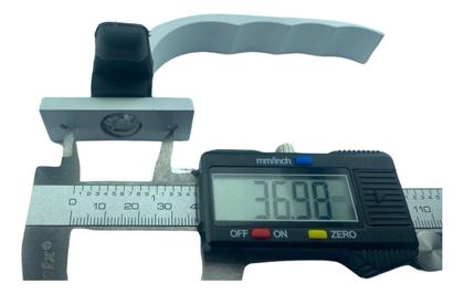 Imagem de Fecho Maxim-ar Frontal 1018/2 Aluminio Fosco L-20 25 30