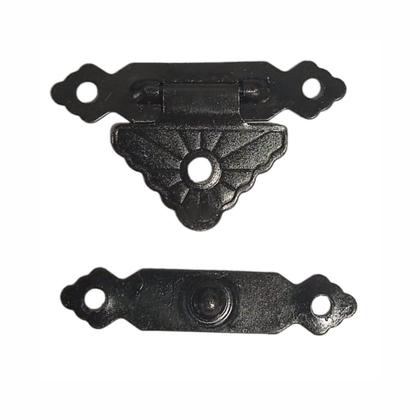 Imagem de Fecho Metalico Provençal para Artesanato em MDF e Madeira - Kit com 50 un