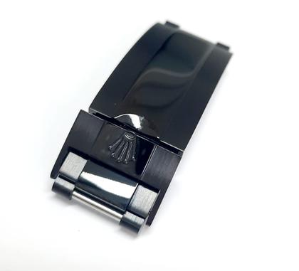 Imagem de Fecho Pulseira com trava na cor Preto Compatível com R@lex