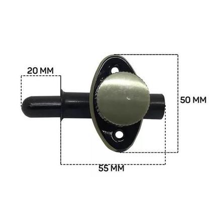 Imagem de Fecho Trava Pino Batom Segurança P/ Porta E Janela Oxidado