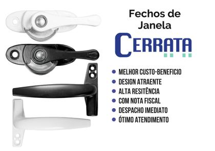 Imagem de Fecho Trinco Caracol Japones Meia Lua Kit 4 Und. Janela Cerrata