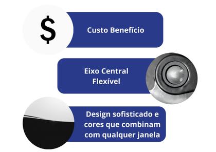 Imagem de Fecho Trinco Caracol Japones Meia Lua Kit 4 Und. Janela Cerrata