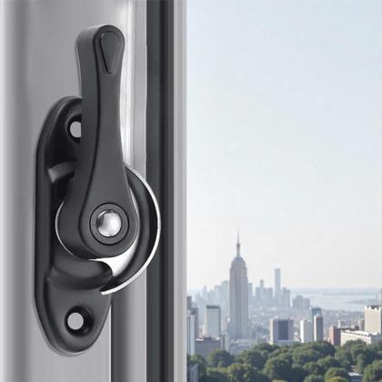 Imagem de Fecho Trinco Caracol Japones Meia Lua Kit 4 Und. Janela Cerrata