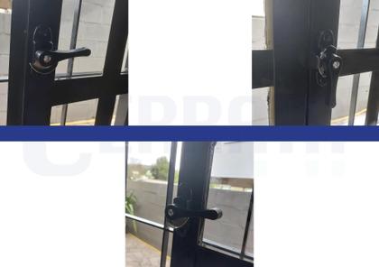 Imagem de Fecho Trinco Caracol Japones Meia Lua Kit 4 Und. Janela Cerrata