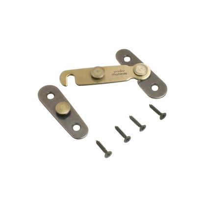 Imagem de Fecho Trinco Chato Janela Correr Oxidado União Mundial LO