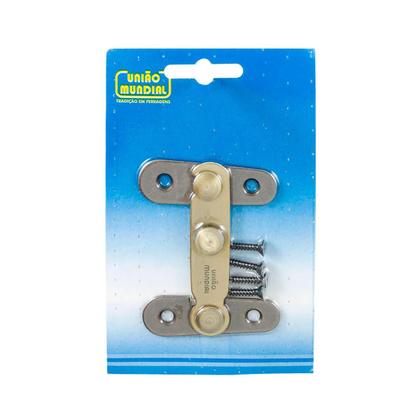 Imagem de Fecho Trinco Chato Janela Correr Oxidado União Mundial LO