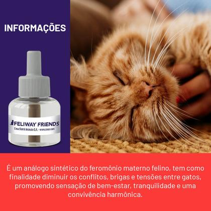 Imagem de Feliway Friends Refil Para Gatos 48ml - Ceva