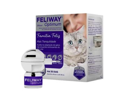 Imagem de Feliway Optimum 1 Difusor + 1 Refil 48Ml - Ceva - Petshop