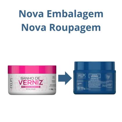 Imagem de Felps Professional Banho de Verniz Máscara 300g