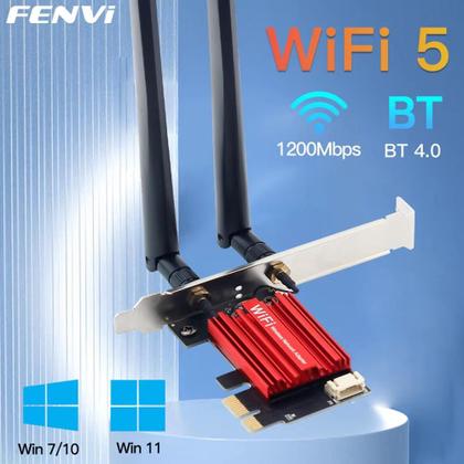Imagem de FENVI Wi-fi 5 AC1200 2.4g/5ghz, 802.11ac, bluetooth 4.0