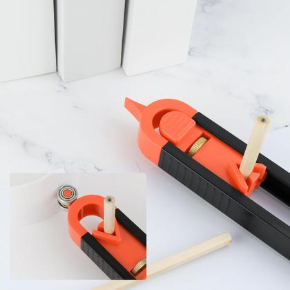 Imagem de Ferramenta Contour Scribe Precise com 2 lápis, conjunto de carpintaria DIY