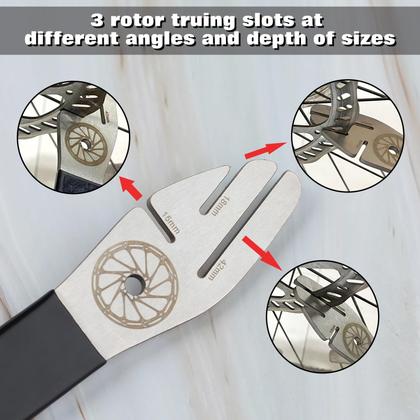 Imagem de Ferramenta de alinhamento do rotor do freio a disco de bicicleta LEONTOOL Rotor Tring Fork