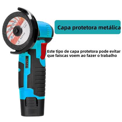 Imagem de Ferramenta De Corte Portátil Para Polimento E Corte, Esmerilhadeira Angular Sem Fio De 12V Para Uso