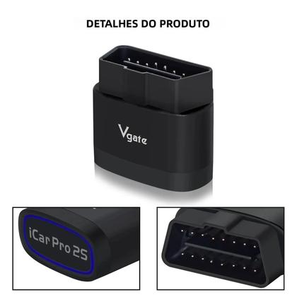Imagem de Ferramenta De Diagnóstico Automotivo Bluetooth 5.3 OBD2 Vgate iCar pro 2S ELM327 Para Android IOS