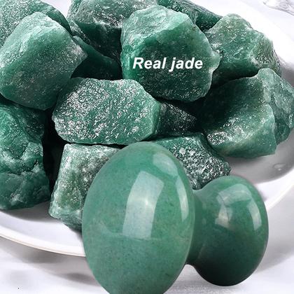 Imagem de Ferramenta de massagem facial Ideayard Mushroom Gua sha Jade 2 unidades