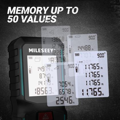 Imagem de Ferramenta de medição a laser MileSeey G2 100m com sensor de ângulo