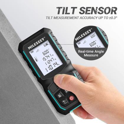 Imagem de Ferramenta de medição a laser MileSeey G2 100m com sensor de ângulo