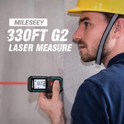Imagem de Ferramenta de medição a laser MileSeey G2 100m com sensor de ângulo