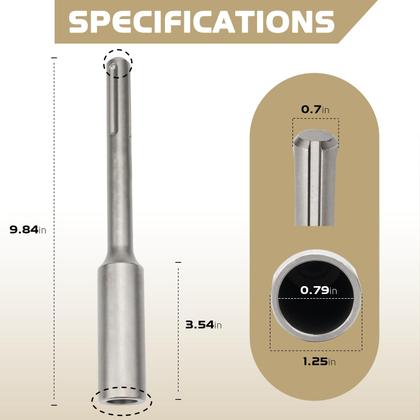 Imagem de Ferramenta de perfuração Ground Rod Driver SDS Max Hammer SyunsXoon