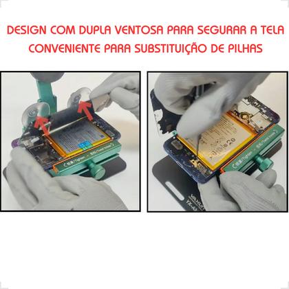 Imagem de Ferramenta De Remoção Da Tampa Traseira Da Tela Do Celular Com Separador De LCD Rotativa Sem Aquecim
