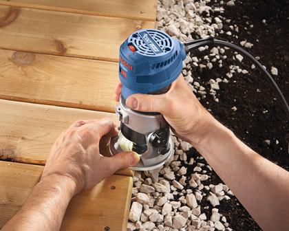 Imagem de Ferramenta de roteador Palm BOSCH GKF125CEN 1,25 HP de velocidade variável