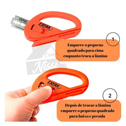 Imagem de Ferramenta Envelopamento Cortador Line Exfak C/ 2 Lâminas