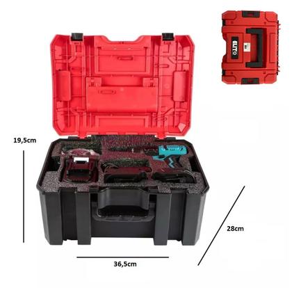 Imagem de Ferramenta Multifuncional 21V Brushless Profissional 16+2 Parafusadeira com 2 Maletas