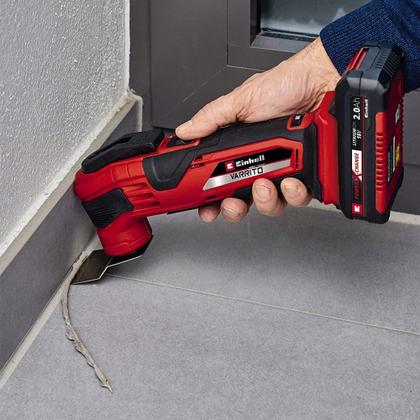 Imagem de Ferramenta Multifuncional a Bateria 9 Lixas Triangulares Einhell