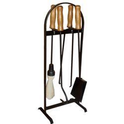 Imagem de Ferramenta P/ Limpeza De Lareira Acessórios com Cabo Madeira