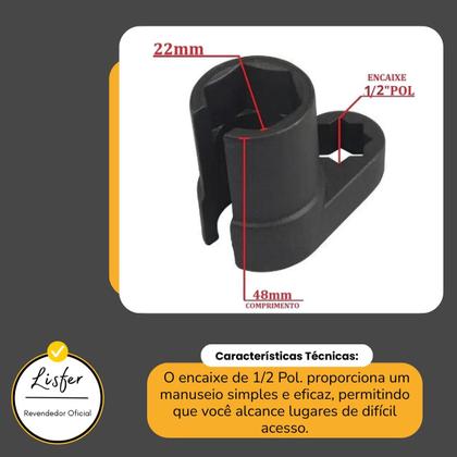 Imagem de Ferramenta P Soltar Sonda Lambda 22mm 1/2 Catalisador Lisfer