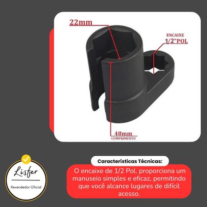 Imagem de Ferramenta P Soltar Sondas Lambda 22mm 1/2 Catalisador Loxer