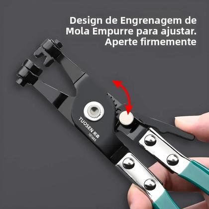 Imagem de Ferramenta Removedora De Braçadeiras De Mangueira De Carro De Longo Alcance, Alicate Para