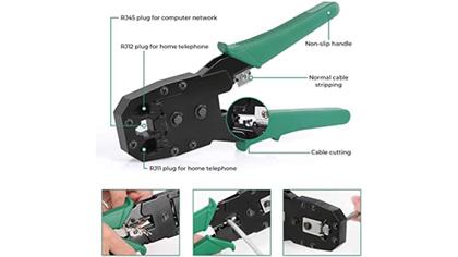 Imagem de Ferramentas Instalação Rede Kit Testador Cabo Lan Rj45 Rj11
