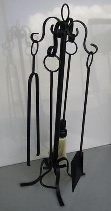 Imagem de Ferramentas P/ Limpeza De Lareira Kit Acessorios Em Ferro "S"