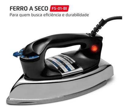 Imagem de Ferro a Seco, Mondial, 1400W- FS-01-BI
