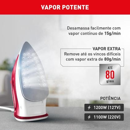 Imagem de Ferro A Vapor Arno Essentialgliss Base Antiaderente Fmq