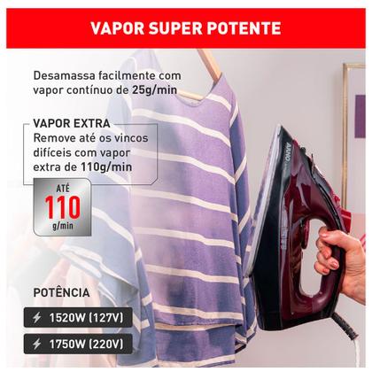 Imagem de Ferro a Vapor Arno Ultragliss 67 com Base Durilium Airglidea - FMV