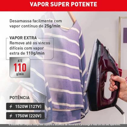 Imagem de Ferro a Vapor Arno Ultragliss Base Durilium Airglide 110V