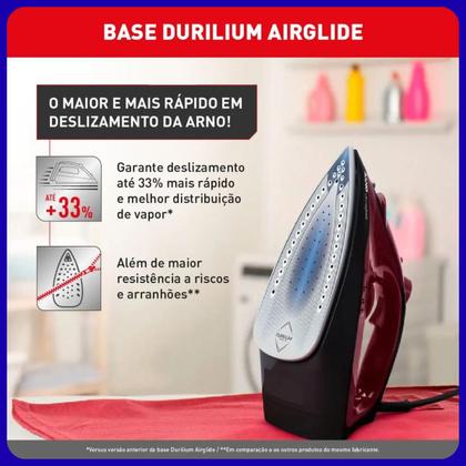 Imagem de Ferro A Vapor Arno Ultragliss Base Durilium Airglide Fmv 127