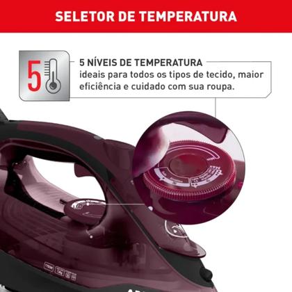 Imagem de Ferro a Vapor Arno Ultragliss com Base Durilium Airglide FMV 127v