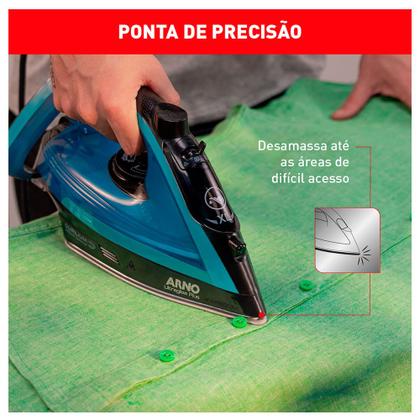 Imagem de Ferro a Vapor Arno Ultragliss Plus Azul - FMY