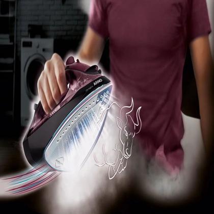 Imagem de Ferro a Vapor Arno Ultragliss Vinho com Base Durilium Airglide FMV 220V