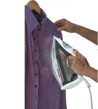 Imagem de Ferro A Vapor Cinza E Laranja Com Anti Gotejamento Black+Decker 1200W 127V