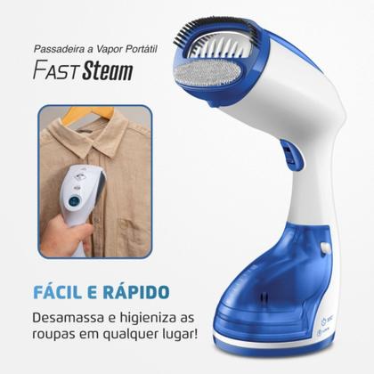 Imagem de Ferro a Vapor Portátil De Roupa Passadeira Sofá Curtinas Vaporizador Elétrico 110v 1100w