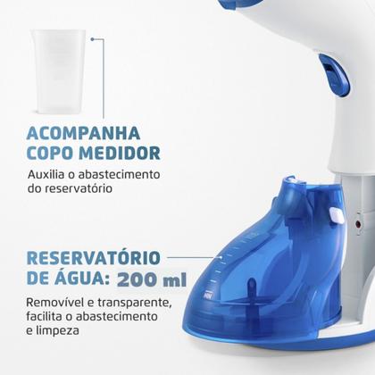 Imagem de Ferro a Vapor Portátil De Roupa Passadeira Sofá Curtinas Vaporizador Elétrico 110v 1100w