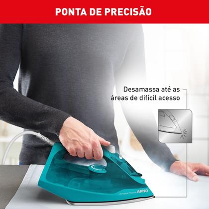 Imagem de Ferro A Vapor Ultragliss Com Base Durilium Airglide Fup1 Cor Azul-turquesa